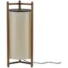 Image de BOVER lampadaire KANDO P/111 (Ruban cr - Aluminium, bois de teck, ruban, polycarbonate.)