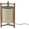 Image de BOVER lampadaire KANDO P/76 (Ruban cr - Aluminium, bois de teck, ruban, polycarbonate.)
