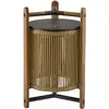 Image de BOVER lampe de table pour extérieur KANDO M/40/R OUTDOOR (Corde couleur sable - Aluminium, bois de teck, corde nautique, polycarbonate.)