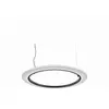 Image de BOVER lampe à suspension RODA S/120 (Ruban blanc translucide, dimmable Dali, pilote à distance - Aluminium, acier, ruban)
