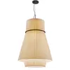 Image de BOVER lampe à suspension FOLIE S/70.2 (Ruban crème translucide - Acier, polycarbonate, ruban)
