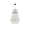 Image de BOVER lampe à suspension FOLIE S/70.2 (Ruban blanc translucide - Acier, polycarbonate, ruban)