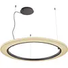 Image de BOVER lampe à suspension RODA S/120 (Ruban crème translucide, dimmable Dali - Aluminium, acier, ruban)