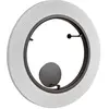 Image de BOVER lampe murale ou lampe de plafond RODA PF/90 (Ruban blanc translucide, dimmable Dali - Aluminium, acier, ruban)