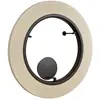 Image de BOVER lampe murale ou lampe de plafond RODA PF/90 (Ruban crème translucide, dimmable Dali - Aluminium, acier, ruban)