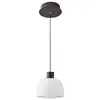 Image de BOVER lampe à suspension DREP S/01 (Blanc opalin - Aluminium, fer, verre/polycarbonate)