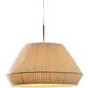 Image de BOVER lampe à suspension MEI 60 (Ruban crème translucide - Fer, PVC, ruban)