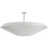 Image de BOVER lampe de plafond SIAM 120 (Ruban blanc translucide, grande structure - Fer, acier inoxydable, méthacrylate, ruban.)