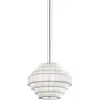 Image de BOVER lampe à suspension MOS 01 (Ruban blanc translucide - Fer, verre)