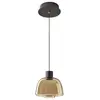 Image de BOVER lampe à suspension DREP S/01 (Ambre miroir - Aluminium, fer, verre/polycarbonate)