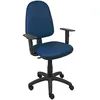 Image de Chaise - PIQUERAS Y CRESPO - Ayna - Similicuir Marine - Accoudoirs réglables - Bleu Clair