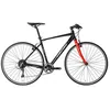 Image de Vélo de route Wolfbike Vulture R2 manillar plano 8v - Shimano Claris R2000 - noir/rouge - Noir - 51