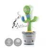 Image de Cactus Dansant Et Parlant Rechargeable Avec Musique Et Led Multicolore Cacxi Innovagoods