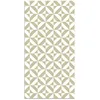 Image de Tapis Vinyle Panorama Géométrie Vert Pastel 60x200 cm - Tapis pour Cuisine Bureau et Salon en PVC