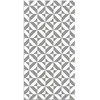 Image de Tapis Vinyle - Panorama - Géométrie Grise - 60x200 cm - Résistant - Intérieur/Extérieur
