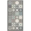 Image de Tapis Vinyle Panorama Carreaux Ciments Bleu 40x80 cm - Tapis pour Cuisine Bureau et Salon en PVC