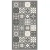 Image de Tapis Vinyle Panorama Carreaux Ciments Gris 60x110 cm - Tapis pour Cuisine Bureau et Salon en PVC