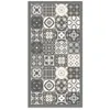 Image de Tapis Vinyle Panorama Carreaux Ciments Gris 80x300 cm - Tapis pour Cuisine Bureau et Salon en PVC
