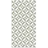 Image de Tapis Vinyle Panorama Géométrie Verte 80x150 cm - Tapis pour Cuisine Bureau et Salon en PVC