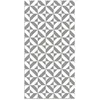 Image de Tapis Vinyle Panorama Géométrie Grise 80x200 cm - Tapis pour Cuisine Bureau et Salon en PVC