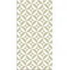 Image de Tapis Vinyle Panorama Géométrie Vert Pastel 40x80 cm - Tapis pour Cuisine Bureau et Salon en PVC