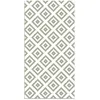 Image de Tapis Vinyle Panorama Carrés Verts 80x300 cm - Tapis pour Cuisine Bureau et Salon en PVC