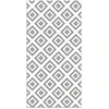 Image de Tapis Vinyle Panorama Carrés Gris 200x200 cm - Tapis pour Cuisine Bureau et Salon en PVC