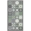 Image de Tapis Vinyle Panorama Carreaux Ciments Vert 60x200 cm - Tapis pour Cuisine Bureau et Salon en PVC