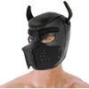 Image de Masque pour chien - Darkness - L - Néoprène léger - Muzzle amovible - Confortable et ajustable