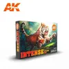 Image de Peintures acryliques - AK Interactive - AK11612 - Couleurs intenses - 6x17ml - Haute adhérence