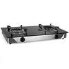 Image de Orbegozo FO 2720 Cuisinière à gaz 2 brûleurs triple couronne butane ou propane allumage piézoélectrique surface en verre