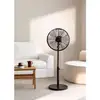 Image de Air Stand Wood - Ventilateur Sur Pied Oscillant De Style Rétro 50 W