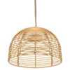 Image de Suspension dextérieur LED fibres naturelles rechargeable - NEWGARDEN - Bossa - Ø35cm - 3 intensités
