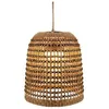 Image de Suspension Lumineuse Rechargeable Positano Rotin Led Int?Gr?E ?11 Cm 900lm Ip54 9w R?Glable De Chaud ? Neutre Newgarden en occasion ou reconditionné
