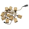 Image de Guirlande lumineuse - New Garden - Okinawa - Câble en jute - 800cm - Extérieur