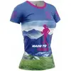 Image de T-shirt femme Otso Made To Trail Bleu L SSS-MTT20-W