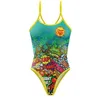 Image de Maillot de bain femme - OTSO - Chupa Chups Comic - 100% polyester PBT - Protection UV 50PLUS - Élastique