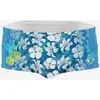 Image de Maillot de bain Otso Swim Bike Run Flower bleu profond blanc - XL