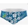 Image de Maillot de bain Otso Swim Bike Run Flower bleu ciel blanc - M