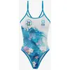 Image de Maillot de bain Otso Swim Bike Run Wave bleu ciel blanc femme - XS