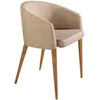 Image de Chaise En Tissu Beige