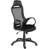 Image de Fauteuil De Bureau Pivotante En Tissu Noir