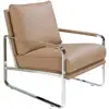 Image de Fauteuil En Similicuir Taupe