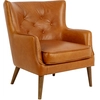 Image de Fauteuil Confident Rembourré En Cuir Capitonné