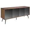 Image de Buffet en bois et verre miroir noir 3061 ANGEL CERDA