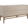 Image de Buffet En Bois Beige Et Noyer
