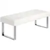 Image de Banc En Similicuir Blanc