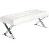 Image de Banc En Similicuir Blanc