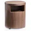 Image de Chevet 1 Niche Et 1 Porte Bois Noyer Maubry