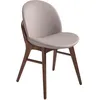 Image de Chaise En Similicuir Vison Foncé